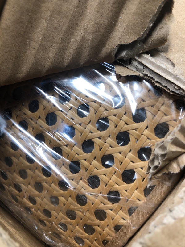 Photo 1 of Nolical Rattan Lamp Shade – Boho Chic Lamp Shades – Natural Rattan Decor Lamp Shade – Beautifully Hand-Crafted Rustic Rattan Lamp Shade – Perfect for Living Room & Dining Room – 9.9"x7" Size