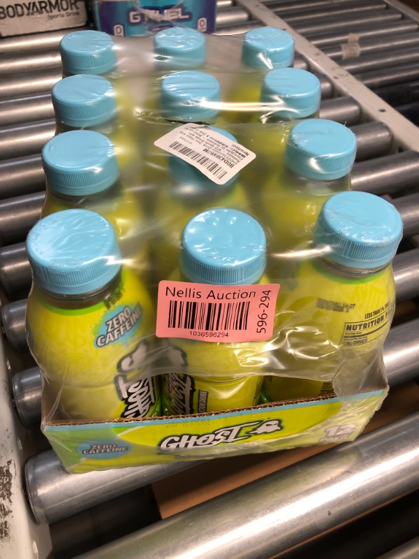 Photo 1 of ***NON REFUNDABLE***
GHOST Hydration Drink, Sour Patch Kids Redberry - RTD Sports Drinks with Electrolytes for Hydration - Beverage for Athletes - Zero Caffeine & Zero Sugars - 16.9 Fl Oz, 12 Pack