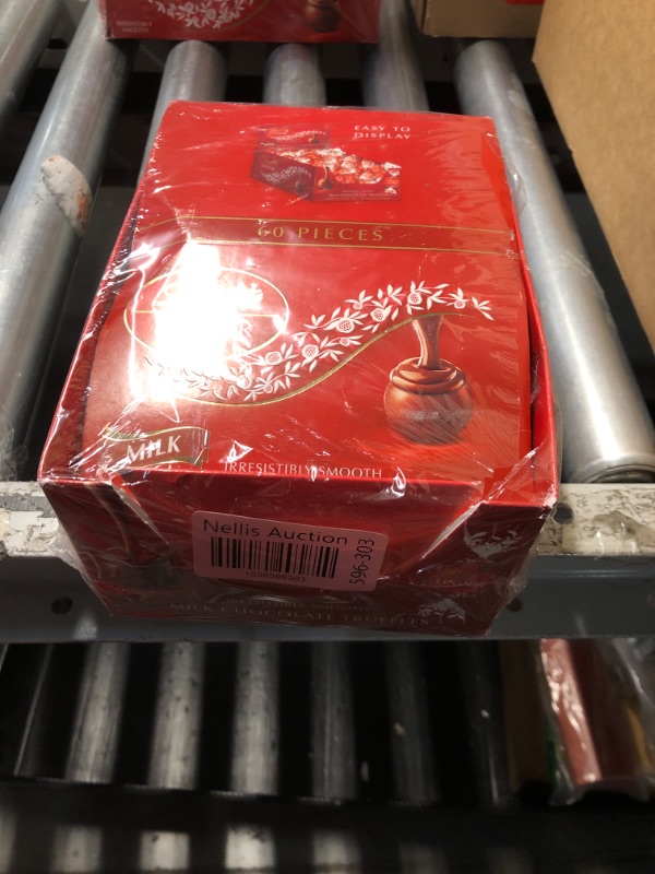 Photo 1 of ***NON REFUNDABLE***
Lindt LINDOR Milk Chocolate Candy Truffles, Milk Chocolate with Smooth, Melting Truffle Center, 25.4 oz., 60 Count