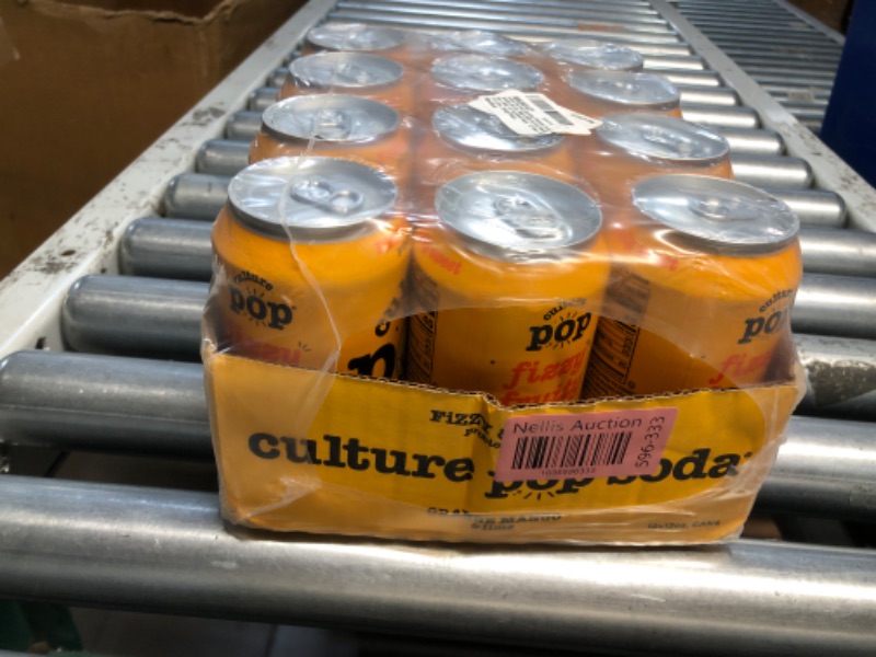 Photo 1 of ***NON REFUNDABLE***
Culture Pop Soda, Orange Mango & Lime, Probiotic Low Sugar Soda, Sparkling Juice Alternative, Non-GMO, Kosher, Gluten-Free, No Stevia (12pk)