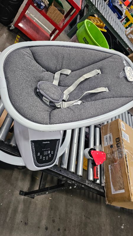 Photo 1 of ***PARTS ONLY***Baby Swings for Infants, FasonBaby Multi-Motion Baby Swing, Bluetooth Infant Swing with 5 Motions & 4-Speeds, 10 Preset Soothing Melody, Stationary Baby Swings for Baby and Newborn (White)