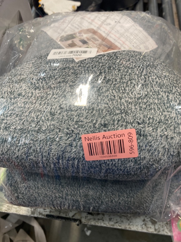 Photo 1 of Amearea Modern Soft Area Rug, Chic Color Washable Rugs for Living Room, Home Decor Fluffy Carpet, Cute Accent Kids Rugs for for Bedroom Nursery Dorm Indoor Room Decor, Grey Green, 4x6 Feet