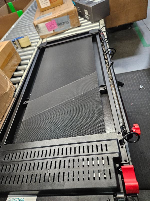 Photo 1 of RHYTHM FUN Treadmill with Incline, Walking Pad Treadmill with Handle Bar, 300lbs Foldable Treadmill Incline with APP, Portable Folding Treadmills for Home/Office with Low Noise