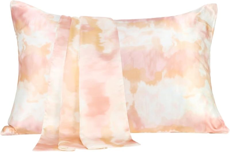 Photo 1 of  **IMAGE FOR REFERENCE***
Orange Pink Patterned Pillowcases, Standard