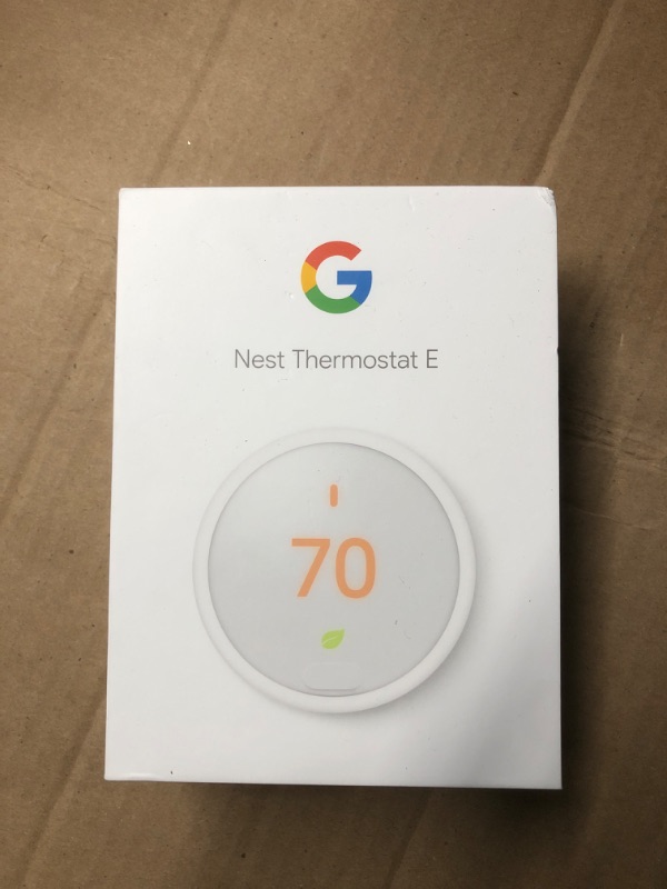 Photo 1 of Google Nest Thermostat - Programmable Smart Learning Thermostat with Easy Installation and Trim Kit Bundle, White