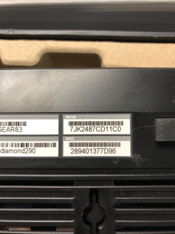 Photo 5 of *** MISSING POWER CORDS AND ANTENNAS**
NETGEAR Nighthawk 6-Stream Dual-Band WiFi 6 Router (RAX54S) – Security Features, AX5400 Wireless Speed, Up to 5.4 Gbps, Covers up to 2,500 sq. ft., 25 Devices 