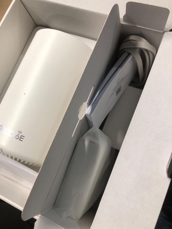 Photo 1 of TP-Link Deco AXE5400 Tri-Band WiFi 6E Mesh Router(Deco XE75 Pro) - 2.5G WAN/LAN Port, 2 x Gigabit LAN Ports, Covers up to 2900 Sq.Ft, Replaces WiFi Router and Extender, AI-Driven Mesh, New 6GHz Band