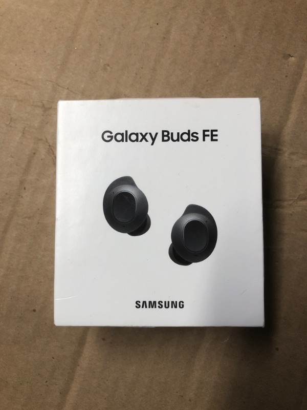 Photo 1 of Samsung Galaxy Buds FE True Wireless Bluetooth Earbuds, Comfort and Secure in Ear Fit, Auto Switch Audio, Touch Control, Built-in Voice Assistant, Graphite 