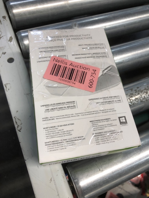 Photo 1 of Razer Pro Click Mini Portable Wireless Mouse: Silent, Tactile, Mouse Clicks - Sleek & Compact Design - HyperScroll Technology - Productivity Dongle - Connect up to 4 Devices - 7 Programmable Buttons