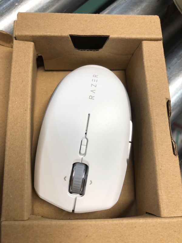 Photo 1 of Razer Pro Click Mini Portable Wireless Mouse: Silent, Tactile, Mouse Clicks - Sleek & Compact Design - HyperScroll Technology - Productivity Dongle - Connect up to 4 Devices - 7 Programmable Buttons