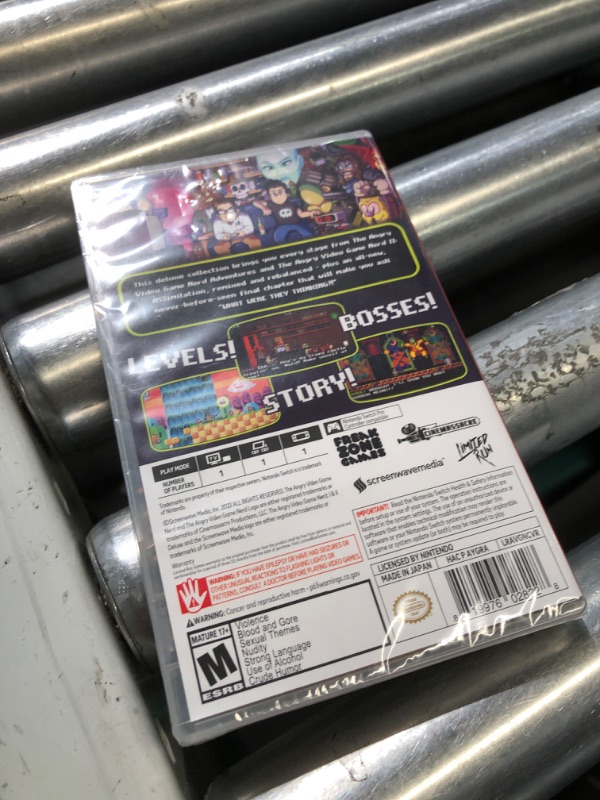 Photo 3 of ***FACTORY SEALED***Angry Video Game Nerd I & II Deluxe - Nintendo Switch