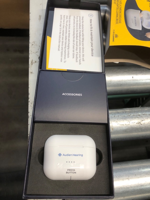 Photo 1 of Audien ATOM PRO 2 Wireless Rechargeable OTC Hearing Aid, Premium Comfort Design and Nearly Invisible