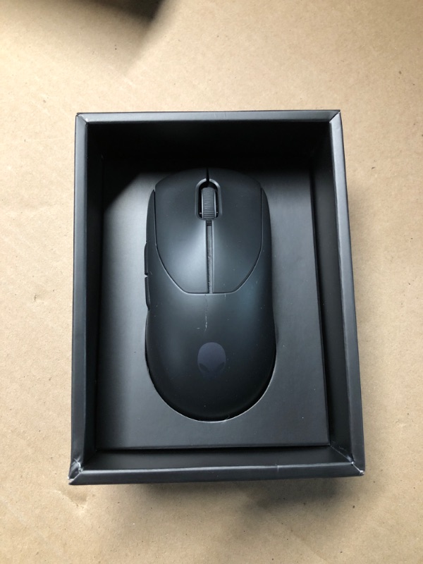 Photo 1 of Alienware Pro Wireless Gaming Mouse - 2.4GHz Gaming Wireless/USB Wired Connectivity, Adjustable DPI, Optical Sensor Technology, 6 Programmable Buttons, 650 IPS Sensor Max Speed - Dark Side of the Moon