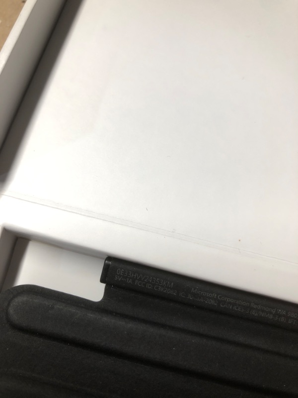 Photo 1 of Microsoft Surface Pro Flex Keyboard With Pen Storage Alcantara keyboard for Surface Pro Copilot+ (11th Edition), Pro 9 and 8, Windows 11 Copilot+ PC, Black