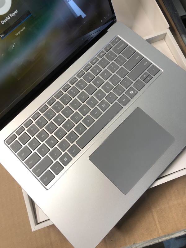 Photo 1 of **LOCKED**
Microsoft Surface Laptop (2024), Windows 11 Copilot+ PC, 15" Touchscreen Display, Snapdragon X Elite (12 core), 16GB RAM, 256GB SSD Storage, Platinum