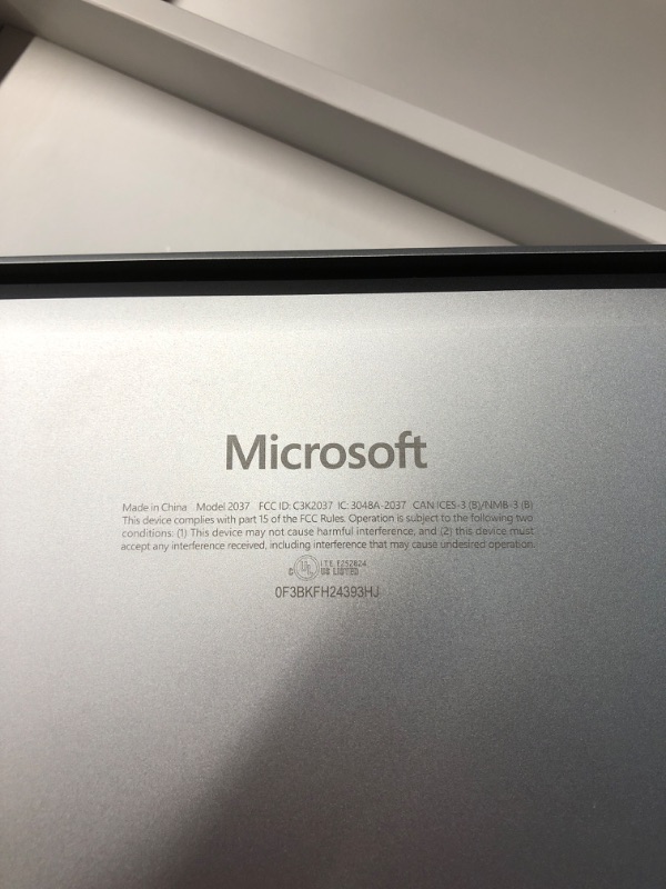 Photo 1 of **LOCKED**
Microsoft Surface Laptop (2024), Windows 11 Copilot+ PC, 15" Touchscreen Display, Snapdragon X Elite (12 core), 16GB RAM, 256GB SSD Storage, Platinum
