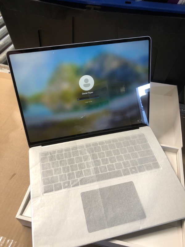 Photo 1 of **LOCKED**
Microsoft Surface Laptop (2024), Windows 11 Copilot+ PC, 15" Touchscreen Display, Snapdragon X Elite (12 core), 16GB RAM, 256GB SSD Storage, Platinum