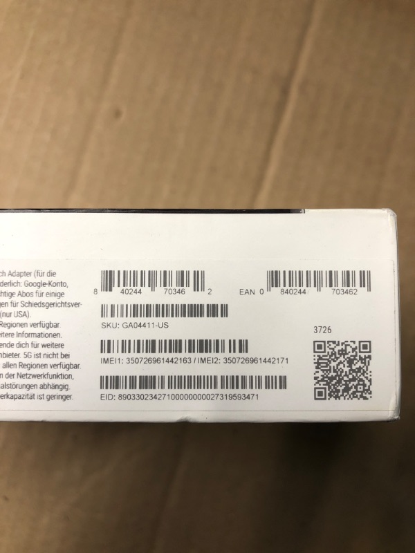 Photo 1 of **NONREFUNDABLE, LOCKED**
Google Pixel Fold - Unlocked Android 5G Smartphone with Telephoto Lens and Ultrawide Lens - Foldable Display - 24-Hour Battery - Obsidian - 256 GB