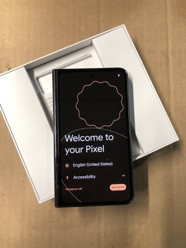 Photo 1 of **NONREFUNDABLE, LOCKED**
Google Pixel Fold - Unlocked Android 5G Smartphone with Telephoto Lens and Ultrawide Lens - Foldable Display - 24-Hour Battery - Obsidian - 256 GB