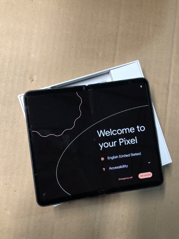 Photo 1 of **NONREFUNDABLE, LOCKED**
Google Pixel Fold - Unlocked Android 5G Smartphone with Telephoto Lens and Ultrawide Lens - Foldable Display - 24-Hour Battery - Obsidian - 256 GB