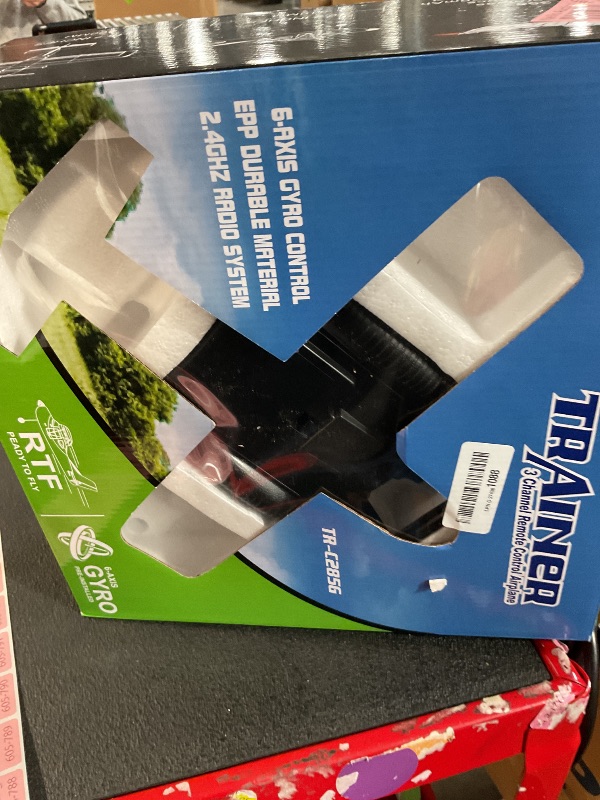 Photo 1 of Top Race Remote Control Airplane - RC Plane 3 Channel Battery-Powered - Radio Control Airplanes for Adults and Kids 8-12 - Easter Gift Toy - Easy to Control Electric Planes with Propeller Saver