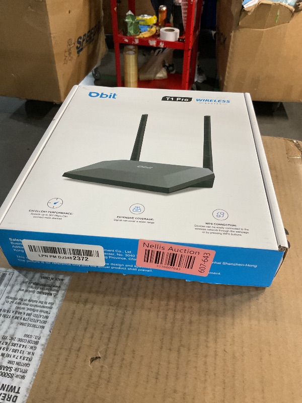 Photo 1 of Dbit N300 Easy Setup Wireless Wi-Fi Router Smart Home Internet Router - 2 x High Power Antennas, Supports Access Point, WISP, Up to 300Mbps (T1 Pro)