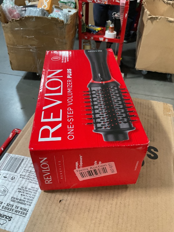 Photo 1 of REVLON One Step Volumizer PLUS Hair Dryer and Styler | More Volume, Less Damage, and More Styling Control for Easy and Fast Salon-Style Blowouts, Plus Travel Friendly (Black)