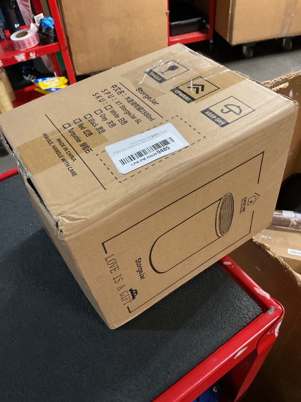 Photo 1 of Sweejar Kitchen Canisters Ceramic Food Storage Jar, Stackable Containers with Airtight Seal Wooden Lid for Serving Coffee Bean, Flour, Tea, Cookies and More - 73 Fl Oz(White)