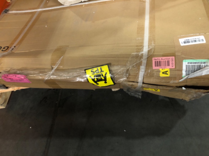 Photo 1 of **NONREFUNDABLE**FOR PARTS OR REPAIR**SEE NOTES**
DELAVIN 56-60" W x 59 1/4" H Frameless Sliding Shower Door, Frameless Shower Door, Shower Glass Door with 5/16" (8mm) Clear SGCC Tempered Glass, Explosion-Proof Film, Stainless Steel Hardware, Gold (Truck 