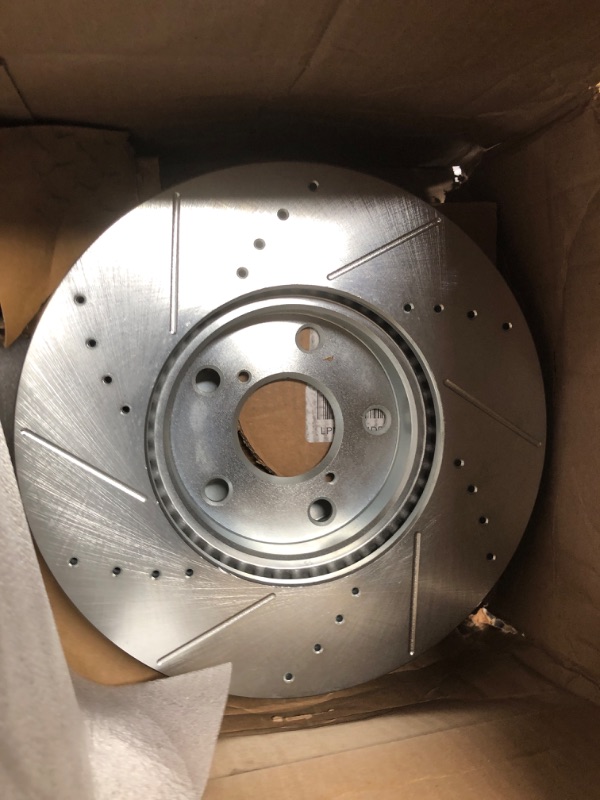 Photo 1 of **READ NOTES**
Power Stop Brake Kit For Lexus GS300 GS400 GS430 IS300 SC430 Front and Rear Z23 Carbon Fiber Brake Pads with Drilled and Slotted Brake Rotors K1079
