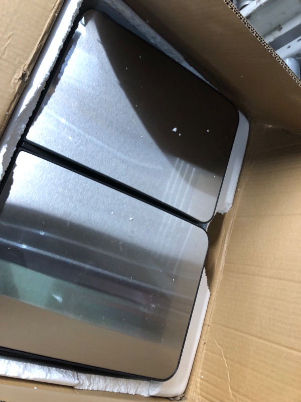 Photo 1 of iTouchless 16 Gallon Kitchen Dual Step Trash Can & Recycle Bin, Stainless Steel, includes 2 x 8 Gallon (30L) Removable Inner Buckets, Soft Close Lid and Airtight, for Home, Office, Business