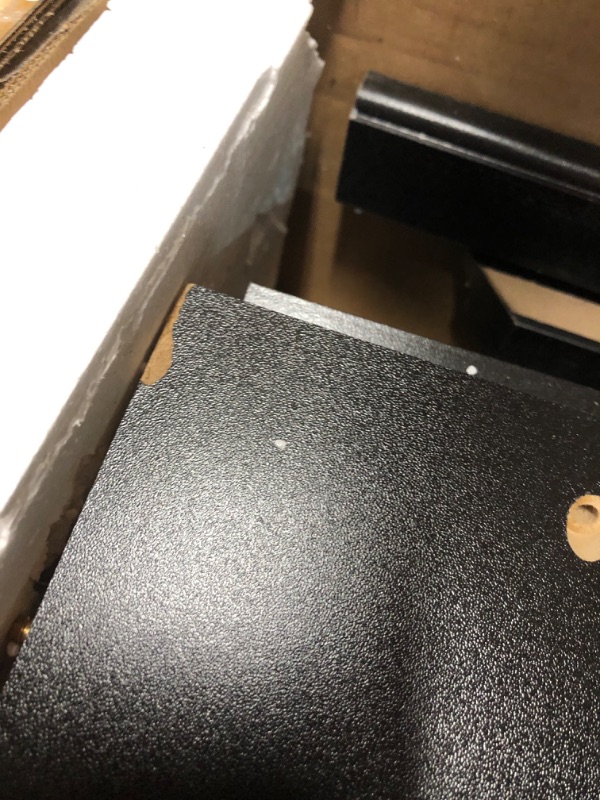 Photo 1 of ***MAJOR DAMAGE - CRACKED - MISSING PARTS***
GarveeHome Black Dresser, 4 Drawer Dresser for Bedroom, Wood Dresser?Chest of Drawers, Modern Dressers with Gold Metal Handles for Hallway, Entryway