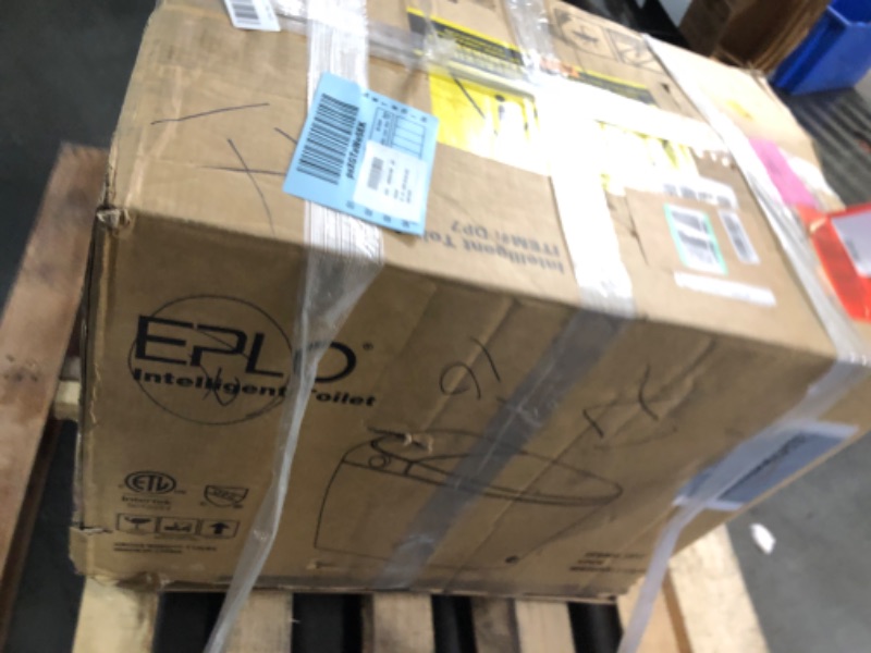 Photo 1 of ****NONREFUNDABLE, LARGE CRACK, PARTS ONLY**STOCK PHOTO FOR REFERENCE**
EPLO Smart Toilet,One Piece Bidet Toilet for Bathrooms,Modern Elongated Toilet with Warm Water,Dual Auto Flush,Foot Sensor Operation,Heated Bidet Seat,Electric Tankless Toilets with L