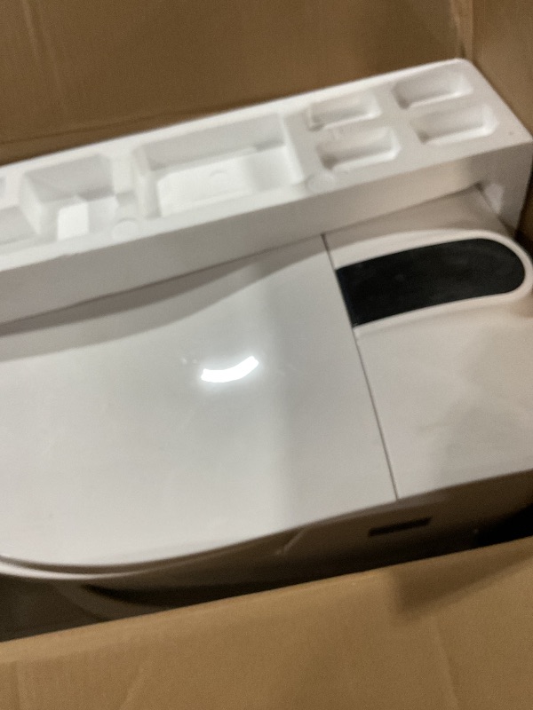 Photo 1 of ****NONREFUNDABLE, LARGE CRACK, PARTS ONLY**STOCK PHOTO FOR REFERENCE**
EPLO Smart Toilet,One Piece Bidet Toilet for Bathrooms,Modern Elongated Toilet with Warm Water,Dual Auto Flush,Foot Sensor Operation,Heated Bidet Seat,Electric Tankless Toilets with L