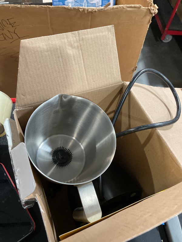 Photo 1 of **NO LID OR STRAINERS**Secura 17oz Detachable Milk Frother and Steamer, Stainless Steel Electric Hot/Cold Foam Maker for Lattes, Cappuccinos & Hot Chocolate, Upgraded 2-in-1 Whisks, Non-Stick & Teflon-Free Design