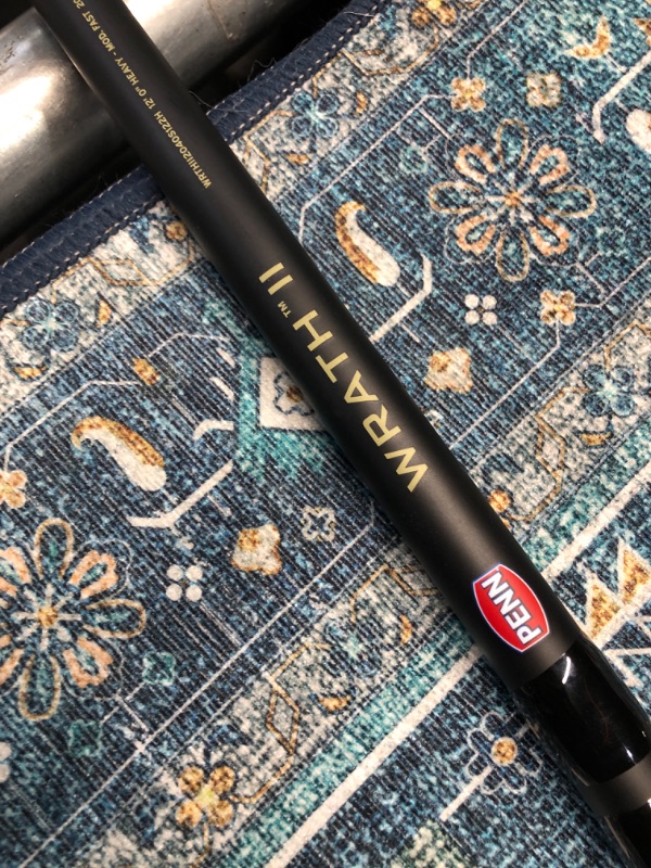 Photo 1 of ***(PARTS ONLY/ NON REFUNDABLE/ NO RETURNS OR REFUNDS)*** missing top half **
PENN 12' Wrath II Fishing Rod and Spinning Reel Combo, Size 8000, Heavy Power, Moderate Fast Action, Corrosion-Resistant Graphite Construction, Lightweight and Durable