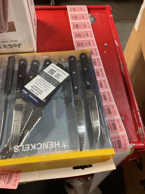 Photo 1 of HENCKELS Razor-Sharp Steak Knife Set of 8, German Engineered Informed by 100+ Years of Mastery,Black