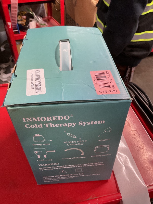 Photo 1 of Inmoredo Cold Therapy Machine, Programable Ice Therapy Machine, for Knee Replacement, Post-Surgery Recovery, ACL, Pain Relief, for Sports Injuries, Sprains, Reduce Swelling, Knee Pad