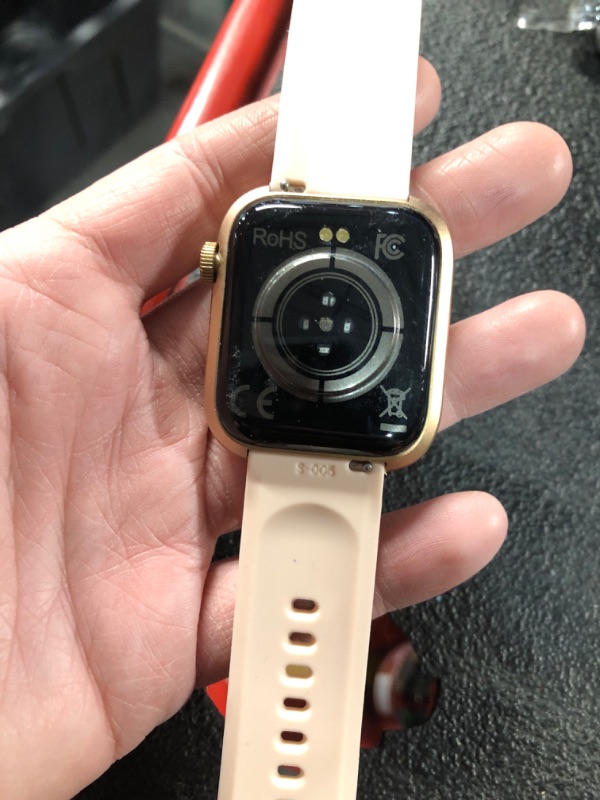 Photo 1 of ***(MISSING CHARGER)***
Smart Watch(Answer/Make Call), 1.83" Fitness Watches for Men Women with Heart Rate/Blood Oxygen Monitor, Sleep Tracker, Pedometer, 120+ Sport Modes, IP68 Waterproof Fitness Tracker for Android iPhone