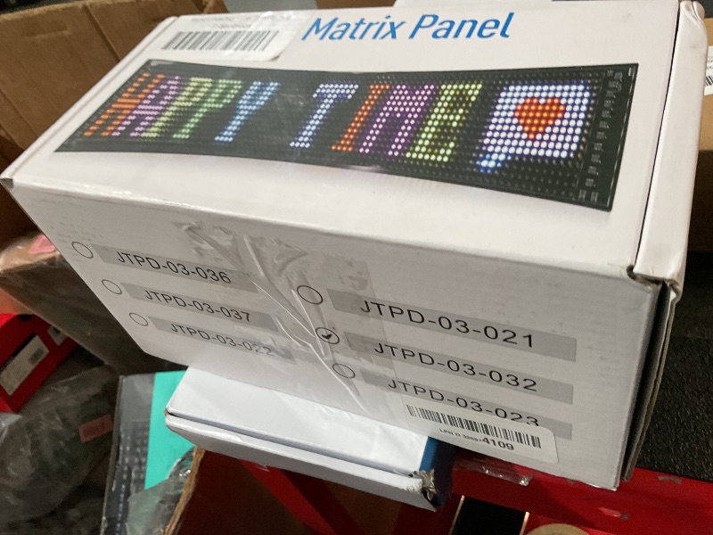 Photo 1 of 37''x8'' Super Bright Programmable Led Sign, Large Scrolling Advertising LED Sign with Remote For Store Window,App Control Led Matrix Panel,DIY Custom Text Graffiti Animation Digital LED Display