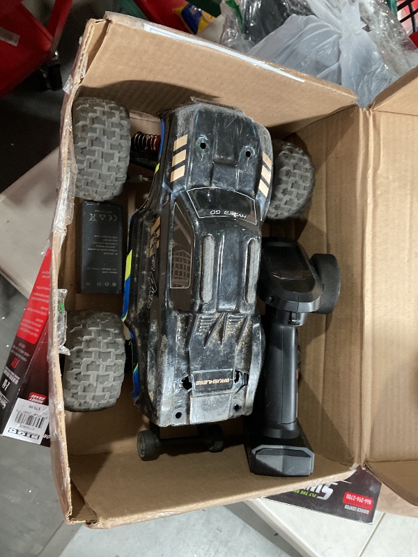 Photo 1 of HYPER GO H16BM 1/16 RTR Brushless Fast RC Cars for Adults, Max 42mph Electric Off-Road RC Truck, High Speed RC Car 4X4 Remote Control Car with 2 Lipo Batteries for Adult, Compatible 3S Lipo
