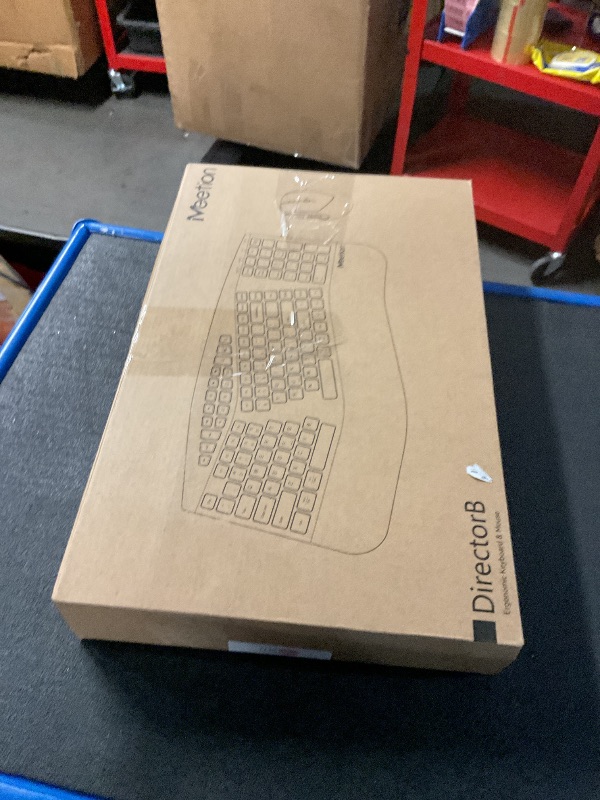 Photo 1 of MEETION 2024 Upgrade Pink Ergonomic Keyboard and Mouse, Multi-Device Bluetooth Keyboard and Mouse, 3 DPI Adjustable Full-Sized Cordless Keyboard and Mouse, for PC/Computer/Laptop/Window