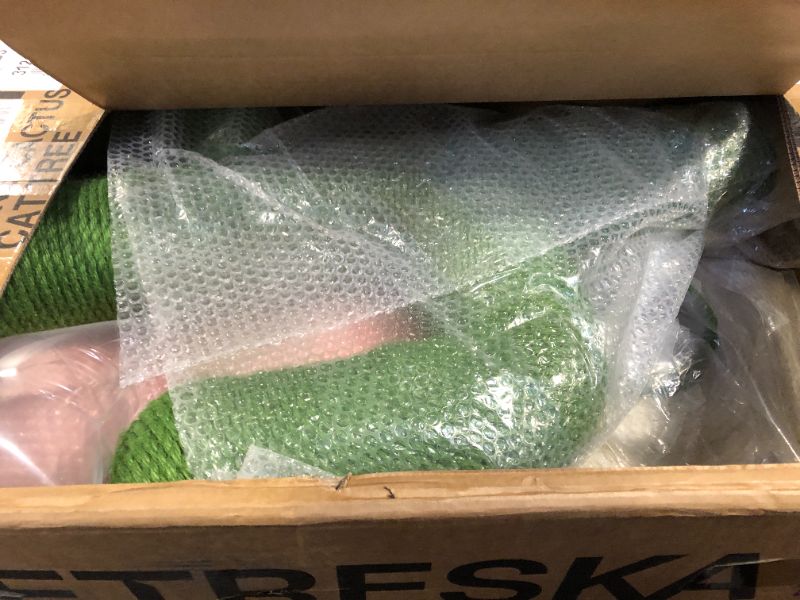 Photo 1 of VETRESKA 41.3" Cat Scratching Post with Bed, Tall Cat Scratch Post for Indoor Cats, 2-in-1 Cat Tree Tower, Extra Large Sisal Cat Scratcher Durable Cat Scratch Tree Tower with Soft Cozy Fluffy Perch