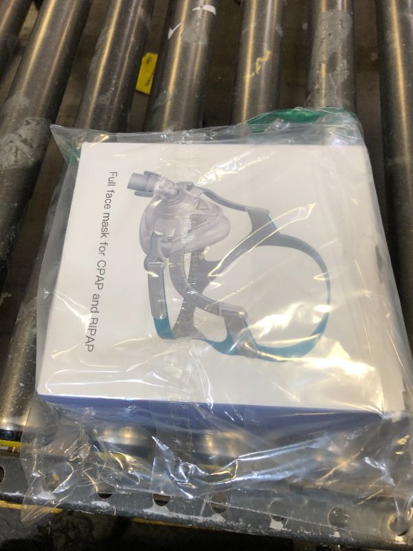 Photo 1 of TMS Comfort Series Nasal CPAP Mask Full Face - Reusable CPAP Supplies - Covers Nose and Mouth - Includes Headgear, Frame, Elbows and Full Face Mask Cushion