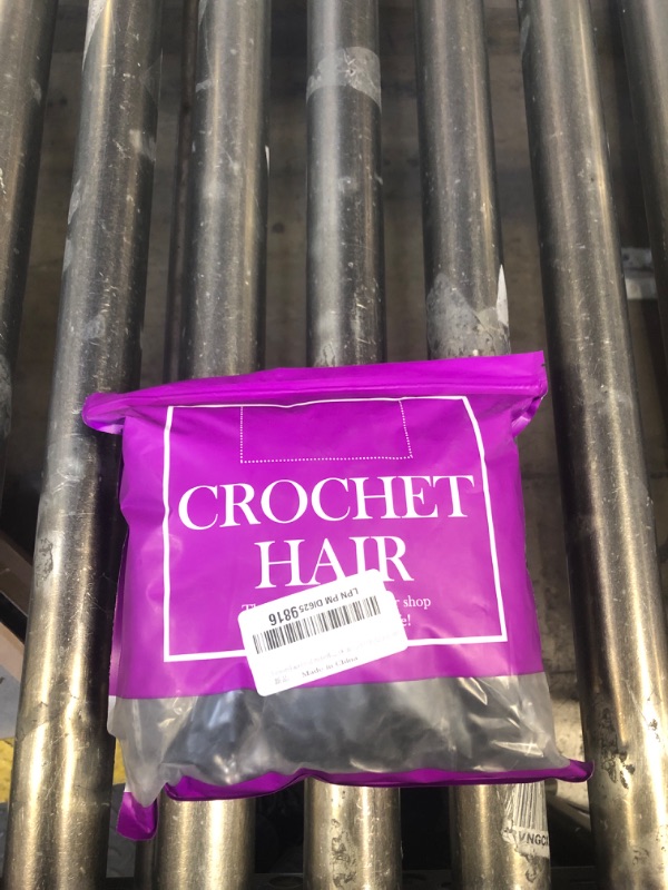 Photo 1 of Forevery Faux Locs Crochet Hair 12 Inch Goddess Locs Crochet Hair 6 Packs Prelooped Crochet Hair for Black Women, River locs Crochet Hair With Curly Ends 1B