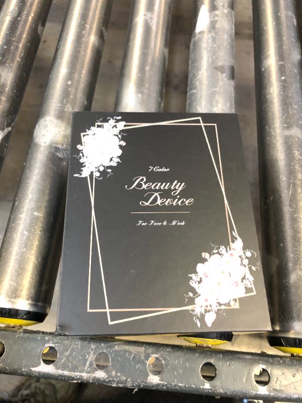 Photo 1 of ELISHINE Light Based Face-Neck-Massager - 7 Color Portable Facial Massager for Skin Care, Rose Gold