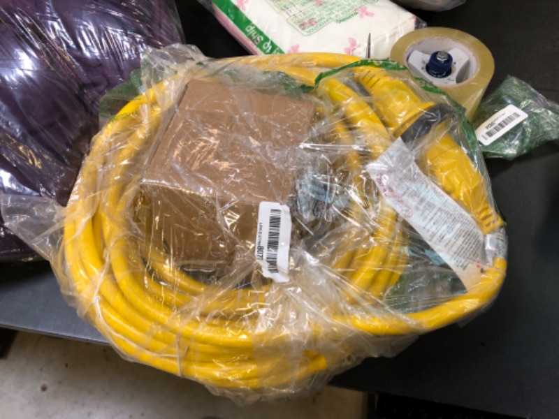 Photo 1 of Kohree 30 Amp Generator Cord and Pre-drilled Power Inlet Box, 50FT 4 Prong NEMA L14-30P to L14-30R 10 Gauge Generator Extension Cord, L14-30P Power Inlet Box Kit, 125/250V, 7500W with Cord Organizer