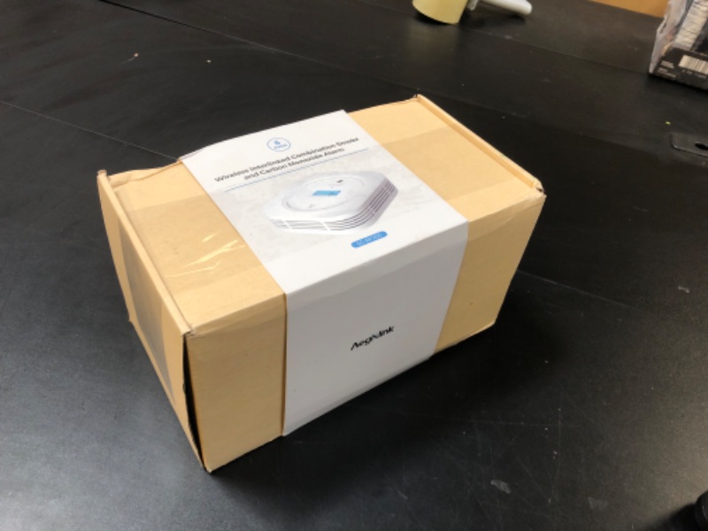 Photo 1 of AEGISLINK Interlinked Smoke Carbon Monoxide Detector Combo, Smoke and CO Detector Battery Powered, Wireless Interconnected Smoke and CO Alarm, Digital Display