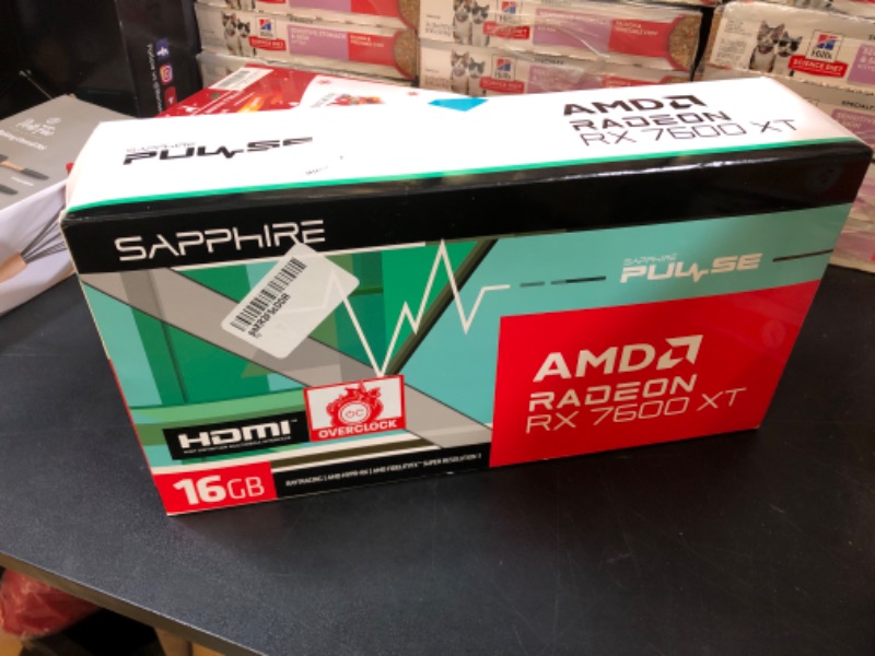 Photo 2 of Sapphire 11339-04-20G Pulse AMD Radeon RX 7600 XT Gaming Graphics Card with 16GB GDDR6, AMD RDNA 3