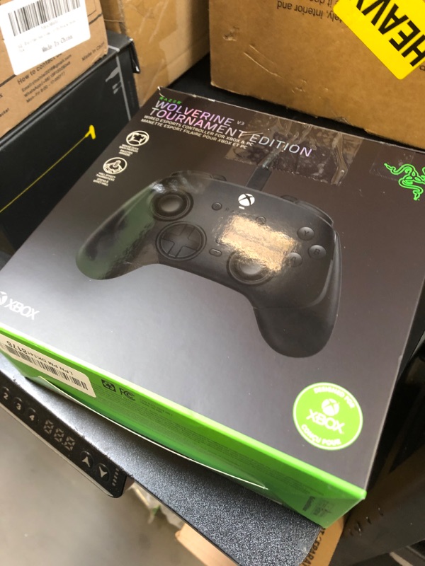 Photo 2 of Razer Wolverine V3 Tournament Edition Wired Gaming Controller: Licensed for Xbox Series X|S, Xbox One, Windows PC - 6 Remappable Buttons - Fast Triggers - USB-C Cable - Wired Tournament Mode - Black